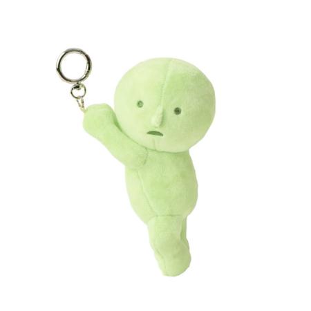Smiski Plush Keychain: Hanging On