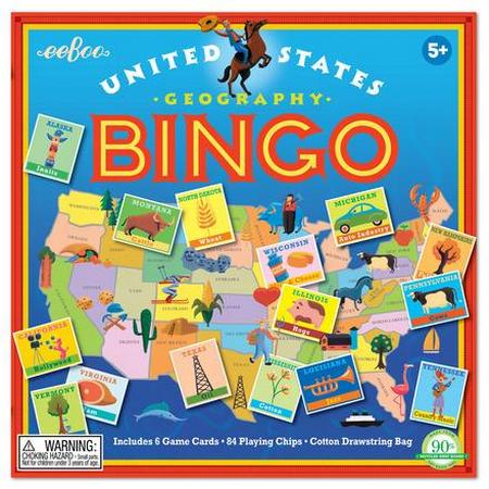 UNITED STATES GEOGRAPHY BINGO