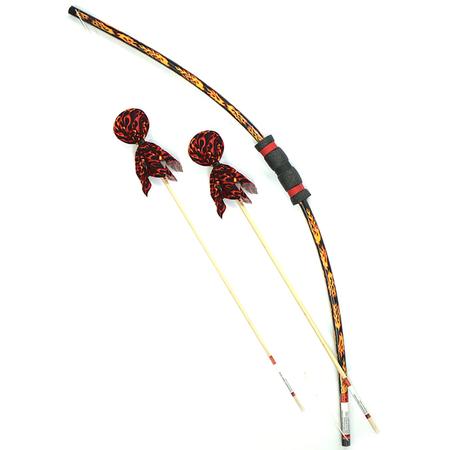 FLAME BOW W/ 2 FLAME ARROWS AND SMALL BULLSEYE
