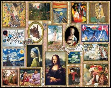 GREAT PAINTINGS 1000 PC PUZZLE