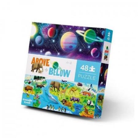 48 PIECE ABOVE AND BELOW EARTH AND SPACE PUZZLE