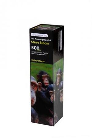 CHIMPANZEES- 3D LENTICULAR PUZZLE