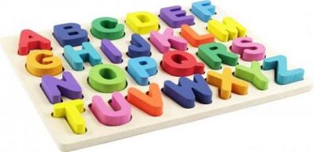 Letters Kids' Wooden Puzzle (26-Piece Set)