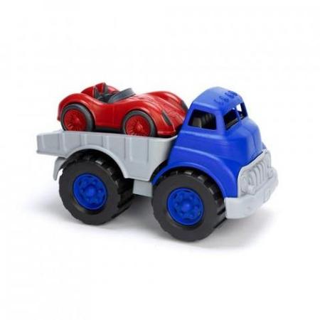 Green Toys Flatbed Truck & Race Car