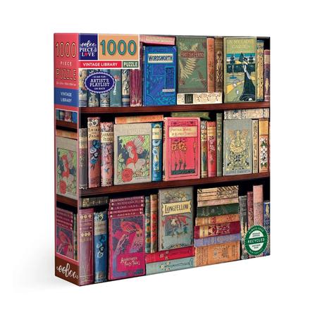 VINTAGE LIBRARY 1000 PIECE PUZZLE