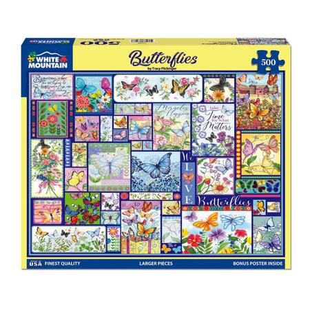 BUTTERFLIES 500 PICE JIGSAW PUZZLE