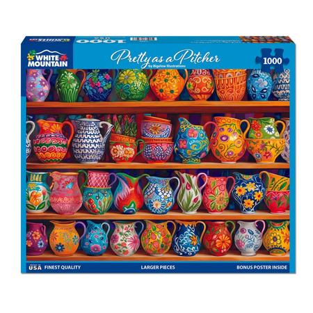 PRETTY AS A PITCHER 1000 PIECE PUZZLE