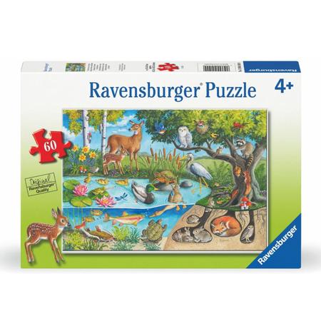 ANIMALS ABOVE AND BELOW 60 PIECE PUZZLE