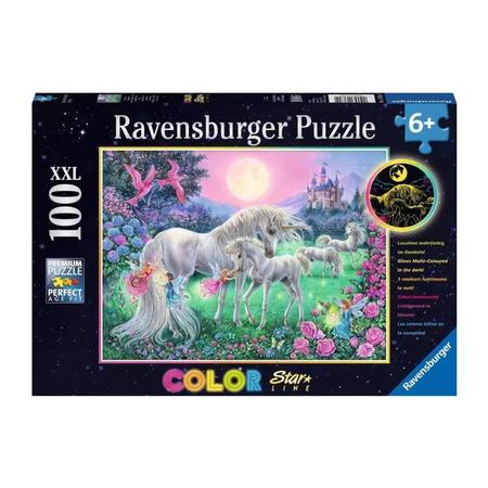 UNICORNS IN THE MOONLIGHT 100 PIECE XXL PUZZLE