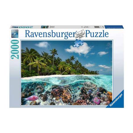 A DIVE IN THE MALDIVES 2000 PIECE PUZZLE