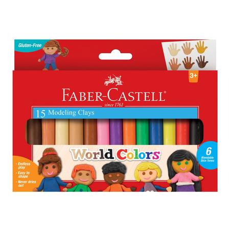 World Colors Modeling Clay 15ct