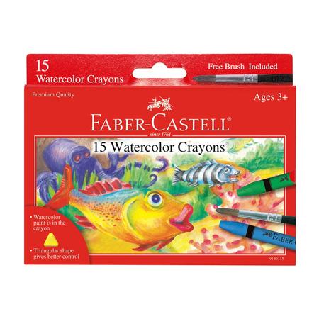 Watercolor Crayons 15ct